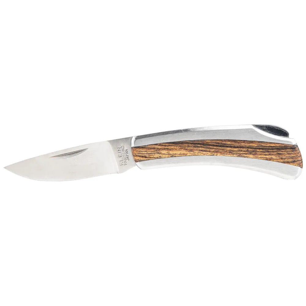 Navaja de bolsillo de acero inoxidable con cuchilla de acero de 4,1 cm